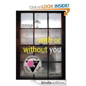 With or Without You Brian Farrey  Kindle Store