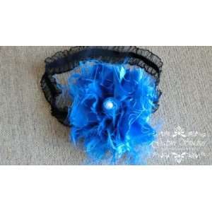  Bright Blue Girls Headband 