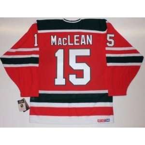 John Maclean New Jersey Devils Ccm Vintage Jersey   XX Large