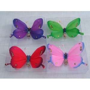  4 Pcs Magnetics Butterfies Decoration (RGIA)