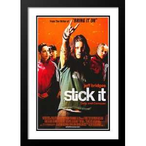 Stick It 20x26 Framed and Double Matted Movie Poster   Style A   2006