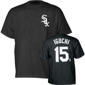  Men`s Chicago White Sox #15 Tadahito Iguchi Name and 