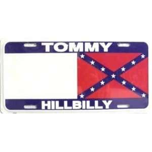  LP   170 Tommy Hillbilly License Plate   X008 Sports 