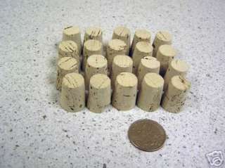 20 cork size 5 bottle stoppers new bulk lot  