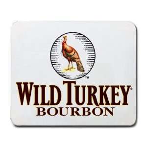  WILD TURKEY BOURBON WHISKY LOGO mouse pad 