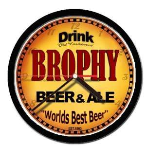  BROPHY beer and ale cerveza wall clock 