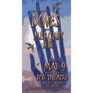  The Doves Mercury Rev Original Concert Poster rock MINT 