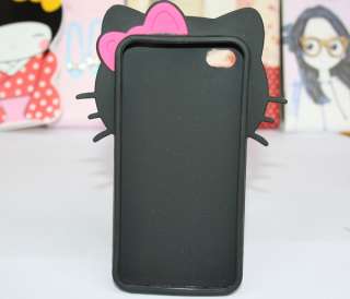 Hello Kitty Red Bow Classic Pose TPU Hard Silicone Case Cover For 