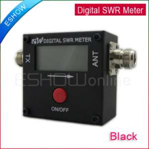 New Black Digital SWR Meter 1050A 120W  
