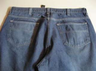 Mens DKNY City Performance Classic Relaxed Denim Blue Jeans 38 x 32 
