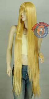 Dark Caramel Blonde Long Straight Cosplay Wig HD025  
