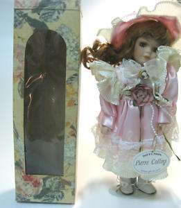 BOXED PORCELAIN FRENCH DOLL PIERRE COLLINS COLLECTION  