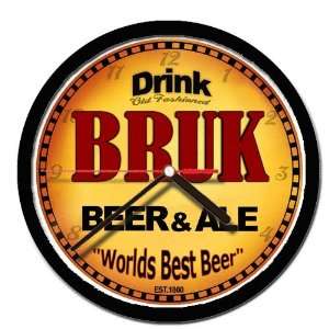  BRUK beer and ale cerveza wall clock 