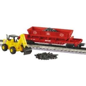  Gauge K Line Coal Dump Car w/Vehicle   Rock Island Toys & Games