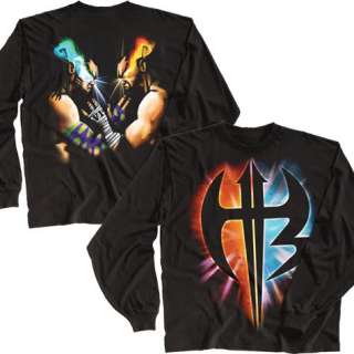 Hardy Boyz ILLUSTRATED Matt Jeff Long Sleeve T shirt  