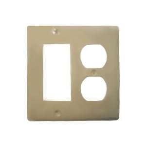 BRYANT ELECTRICAL PRODUCTS HUW NP826I WALLPLATE 2 GANG 1) DUPLEX 1 