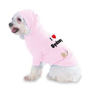  I Love/Heart Sydney Hooded (Hoody) T Shirt with pocket for 