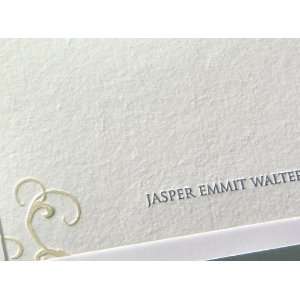  jasper custom letterpress personalized stationeryon 