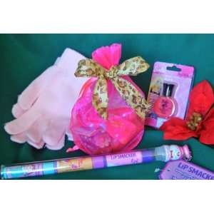  BARBIE / LIP SMACKERS 8 piece Gift Set (S8) Pink Organza 