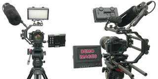 CAMERA,LED LIGHT ,MIC , MIC SUSPENSION,LCD,TRIPOD STAND AND OTHER 