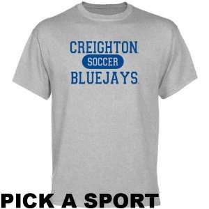  Creighton Bluejays Ash Custom Sport T shirt  