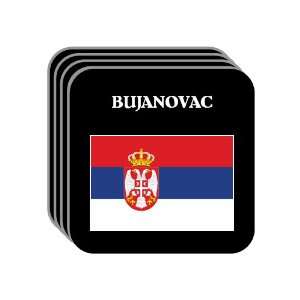  Serbia   BUJANOVAC Set of 4 Mini Mousepad Coasters 