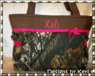 Designs by Keri Mossy Oak Breakup camo tote purse  