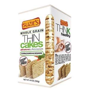 Suzies Thin Cakes Corn Quinoa & Sesame  Grocery & Gourmet 