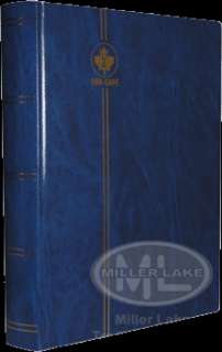 Padded BLUE Stockbook 64 Sides Black Pages Stamp Album   7 Clear 
