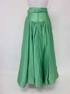 You are bidding on a SCAASI BRIDE VNTG Green Floor Length Ball Skirt 