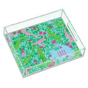   Lilly Pulitzer Personalized Small Tray   Later Gator