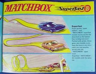   matchbox collectors catalog u s a 1969 second edition that is in