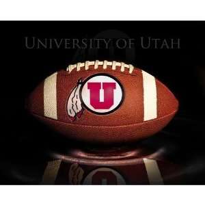  Utah Distinguished Football 16 x 20 Print Sports 