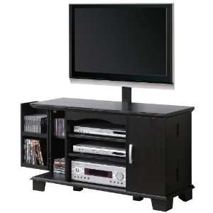  42 Wood Tv Console With Mount and Storage   Black