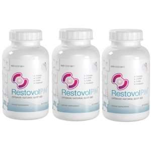 New You Vitamins RestovolPM Natural Sleep Aid Melatonin GABA 5 HTP L 