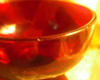 Vintage Anchor Hocking Royal Ruby Sherbet Sundae Glass Bowl Dish 
