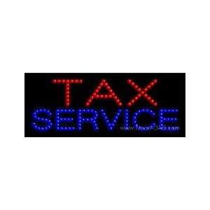 Tax Service LED Sign 8 x 20