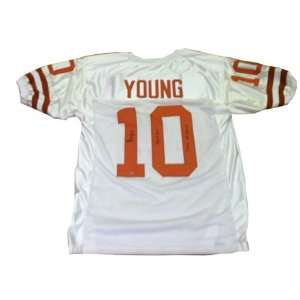  Young Texas 2005 Champs and Hook EM Texas Jersey Young was the star 