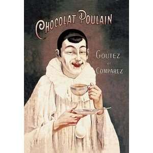  Chocolat Poulain Taste and Compare   12x18 Framed Print 
