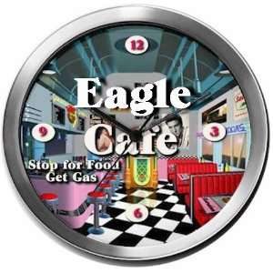  EAGLE 14 Inch Cafe Metal Clock Quartz Movement Kitchen 