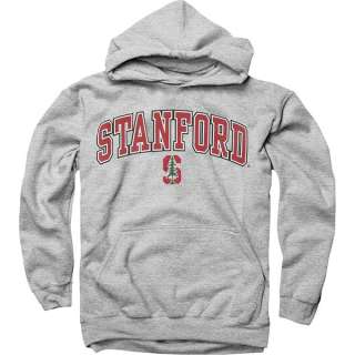 Stanford Cardinal Youth Grey Perennial II Hooded Sweatshirt  