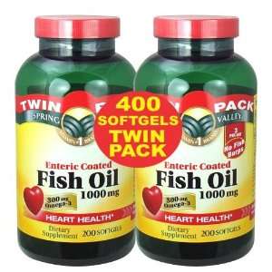  Spring Valley   Fish Oil 1000 mg, Omega 3, Enteric Coated 