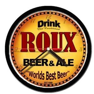  ROUX beer and ale cerveza wall clock 