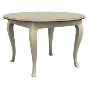   Round Oval Table with 30 Cabriole Legs in Buttermilk