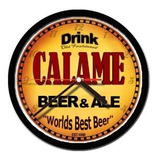  CALAME beer and ale cerveza wall clock 