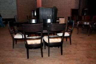 Thomasville Nocturne Dining Table w/Councill chair set  