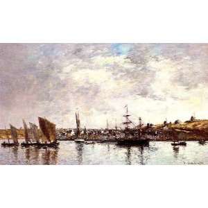   painting name Camaret the Port 2, By Boudin Eugène 