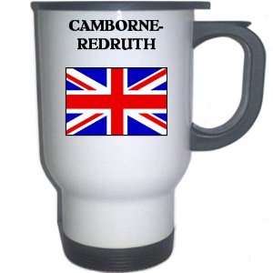  UK/England   CAMBORNE REDRUTH White Stainless Steel Mug 