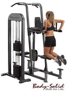 Body Solid Weight Assisted Pull Up Dip Station FCD STK  