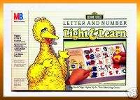 MB Sesame Street LIGHTS & LEARN Letters & Numbers *LN*  